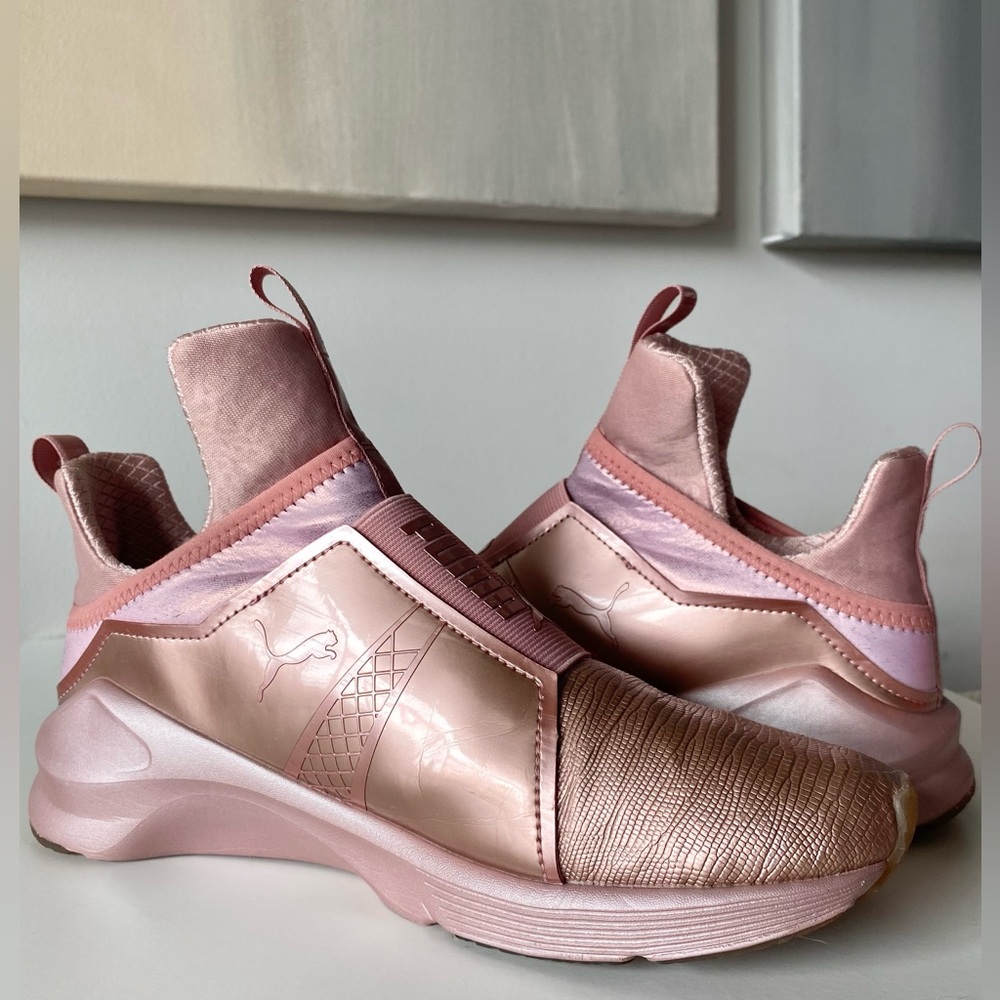 Puma | Fierce Kylie Rose Gold Metallic 
High Top Trainer